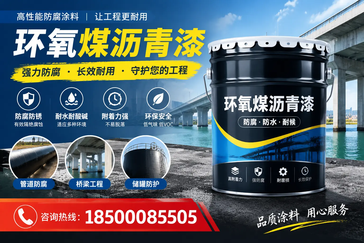 环氧煤沥青漆的施工流程详解，安康企业的必备知识